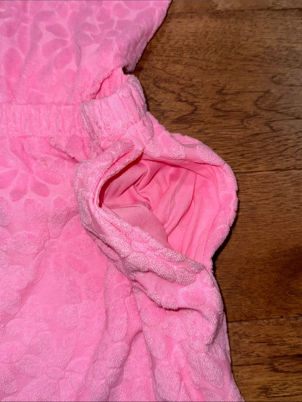 Girls Old Navy Sleeveless Terry Side-Cutout Floral Pink Dress - Size S (6/7)